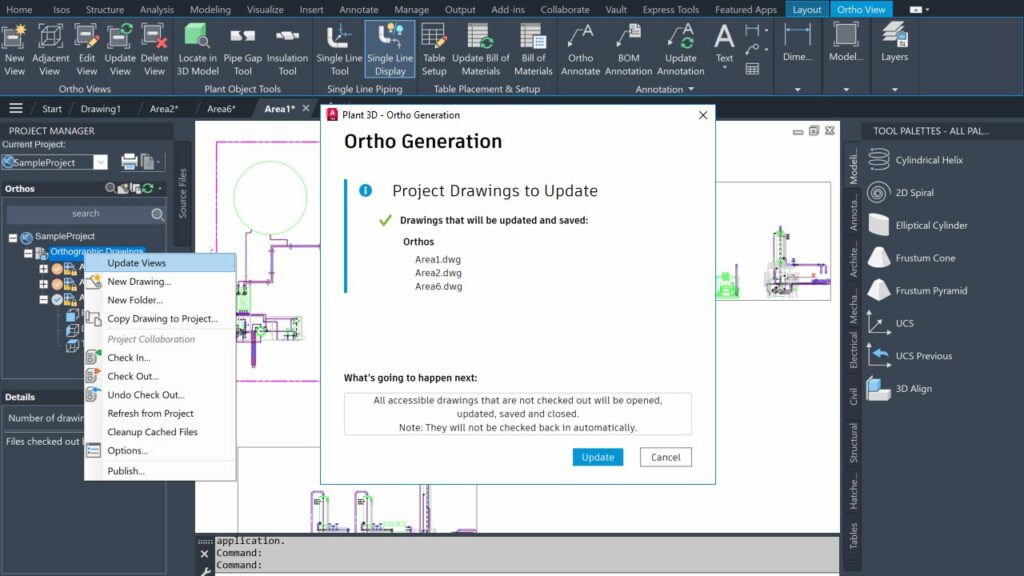 Actualizaciones del conjunto de herramientas Plant 3D