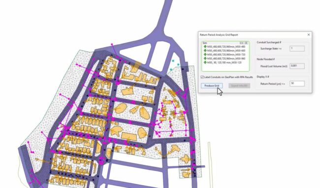 edificios en InfoWorks ICM 2025.3